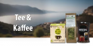 Bio Tee für die Gesundheit und Kaffee für den Genuß.