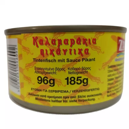 Tintenfisch Calamares mit Sauce pikant 185 g
