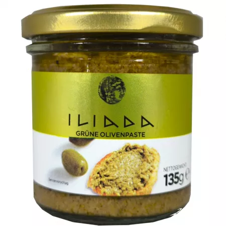 ILIADA Green Olive Paste 135g – AGRO.VIM