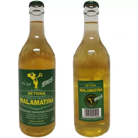Retsina Malamatina Weißwein