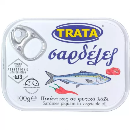 Wilde Sardinen pikant in Pflanzenöl 100 g