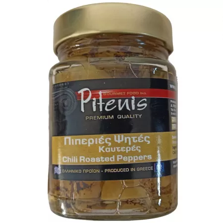 Scharfe Peperonis gegrillt