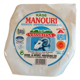 Manouri-Käse Vassilitsa, griechisch