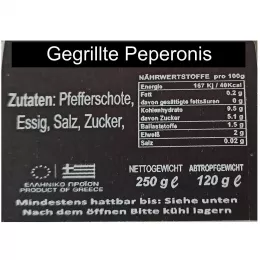 Scharfe Peperonis gegrillt